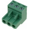 Terminal Block Pluggable 3 Pin Female 5.08mm Hijau