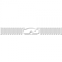UHF RFID Paper Label Tag 74x17mm 