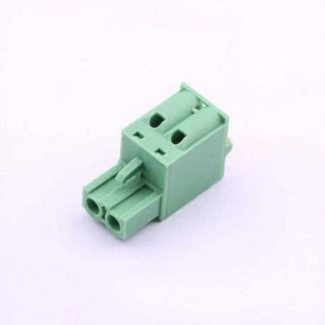 Terminal Block Pluggable KF2EDGKD 2 Pin Male 5.08mm Hijau