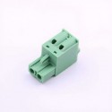 Terminal Block Pluggable KF2EDGKD 2 Pin Male 5.08mm Hijau