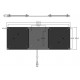 UHF RFID Cabinet Antenna 8dBi Slim Rectanguler with SMA Male Connector RG316 1 meter