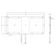 UHF RFID Cabinet Antenna 9dBi with SMA Male Connector RG316 1 meter