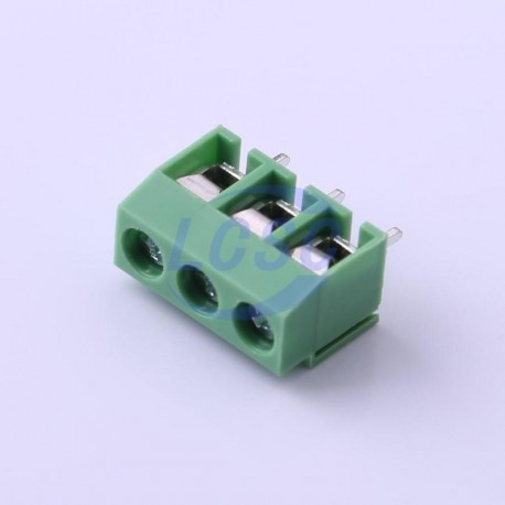 Terminal Block PCB KF126 3 Pin Pitch 5.08mm Hijau