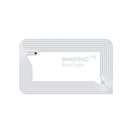 RFID Paper Tag Label 49x81mm ICODE SLIX2 Racetrack Lite