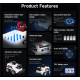 MicroROS-Pi5 Car Kit ROS2 Robot Car with Raspberry Pi 5 16GB support ROS2-HUMBLE Python3