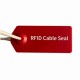 UHF RFID High Security Detection Sensor Disposable Plastic Cable Seal Tag