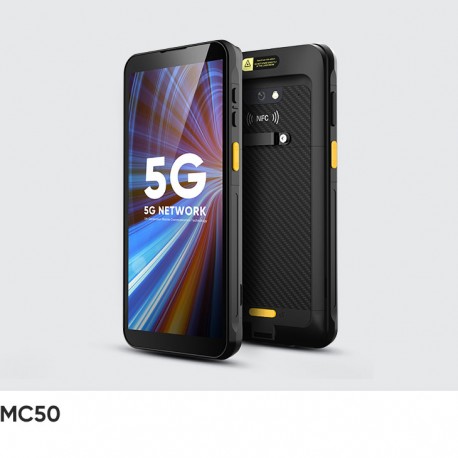 MC50 Mobile Computer RAM 4GB ROM 64GB UHF RFID Reader NFC 5G WiFi BT 5.1 GPS 5MP 16MP Camera 6 Touch Display IP67 Android 12.0