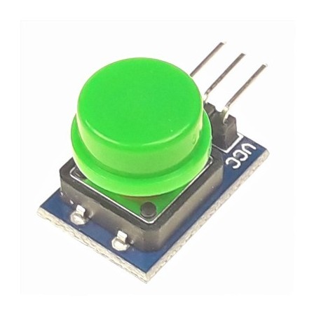 3 Pin Momentary Tactile Switch Push Button 12mm Green