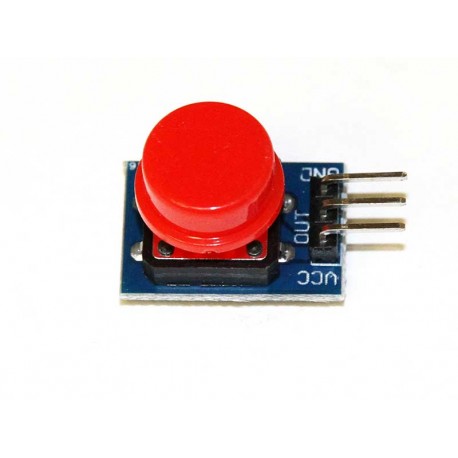 3 Pin Momentary Tactile Switch Push Button 12mm Red