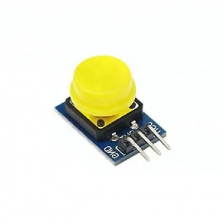 3 Pin Momentary Tactile Switch Push Button 12mm Yellow