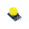 3 Pin Momentary Tactile Switch Push Button 12mm Yellow