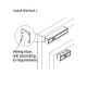 Electric Dead Bolt Lock SL-100 Drop Bolt + Bracket BR-100