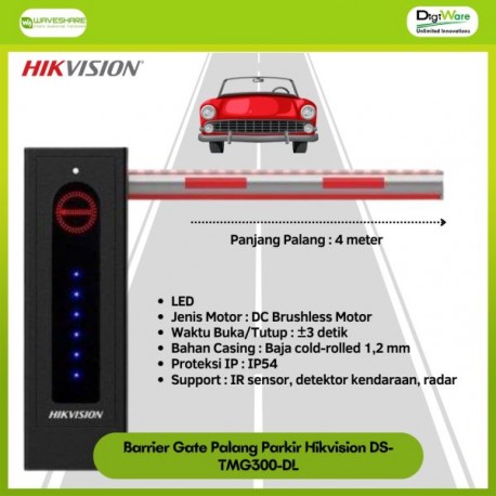 Barrier Gate Palang Parkir Hikvision DS-TMG300-DL