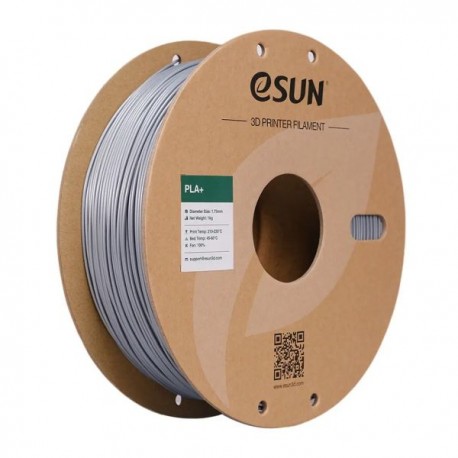 eSUN 3D Filament PLA+ 1.75mm Silver