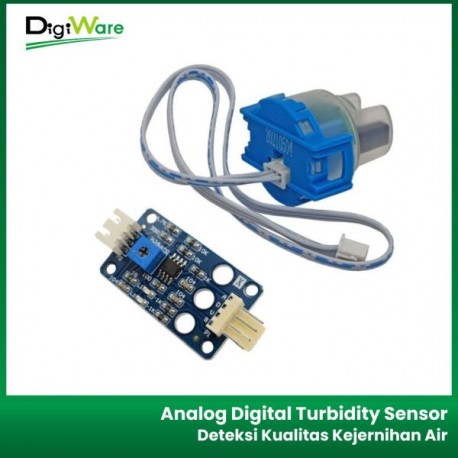 Analog Digital Turbidity Sensor Deteksi Kualitas Kejernihan Air