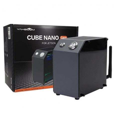 Jetson Mini Cube Nano Case Support Jetson NANO/Orin NANO SUPER/Orin NX SUPER/Xavier NX/TX2 NX