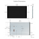 10.1 inch DSI Capacitive Touch Display, 800×1280, IPS Panel, Optical Bonding Toughened Glass Panel 10-Point Touch