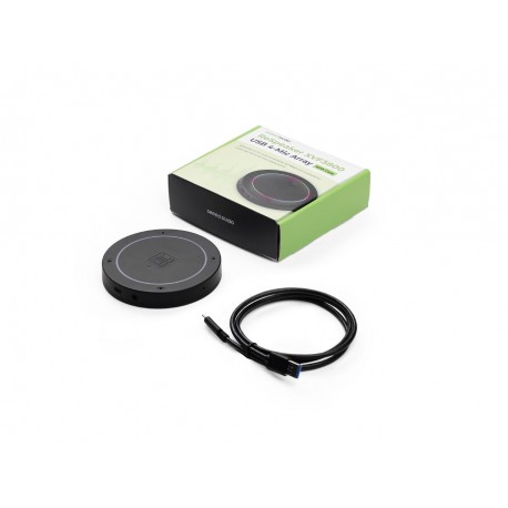 ReSpeaker XMOS XVF3 800 with Case AI-Powered 4 Mic Array for Clear Voice Even in Noise