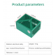 Green Aluminum Alloy Case for NVIDIA Jetson Nano B01/Xavier NX/TX2 NX/Orin NX Super/Orin Nano Super