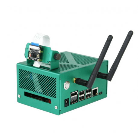 Green Aluminum Alloy Case for NVIDIA Jetson Nano B01/Xavier NX/TX2 NX/Orin NX Super/Orin Nano Super