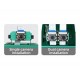 Green Aluminum Alloy Case for NVIDIA Jetson Nano B01/Xavier NX/TX2 NX/Orin NX Super/Orin Nano Super