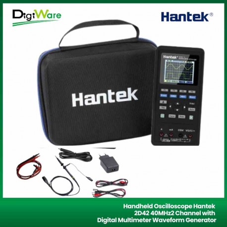 Handheld Oscilloscope Hantek 2D42 40MHz 2 Channel with Digital Multimeter Waveform Generator