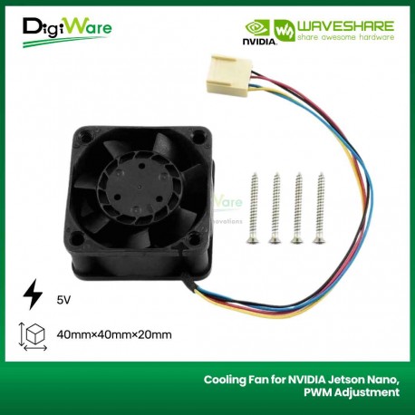 Cooling Fan for NVIDIA Jetson Nano, PWM Adjustment