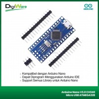 Arduino Nano V3.0 CH340 Micro USB ATMEGA328