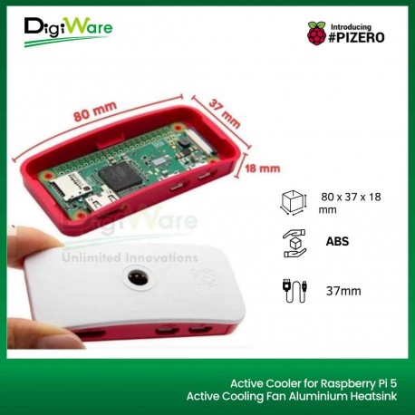 Raspberry Pi Zero Official Case Enclosure Merah Putih