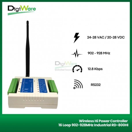 Wireless Hi Power Controller 16 Loop 902-928MHz Industrial RD-800HI