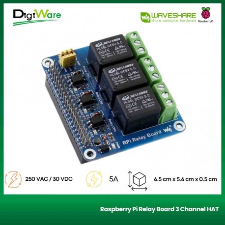 Raspberry Pi Relay Board 3 Channel HAT