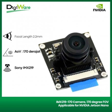 IMX219-170 Camera, 170 degree FOV, Applicable for NVIDIA Jetson Nano