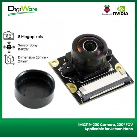 IMX219-200 Camera, 200 FOV, Applicable for Jetson Nano
