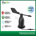 Wind Direction Sensor 8 Direction 4-20mA Output Aluminium Alloy