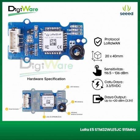 LoRa E5 STM32WLE5JC 915MHz Support LoRaWAN Grove