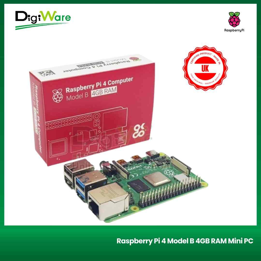 Jual Raspberry Pi 4 - RAM 4GB | DigiWare