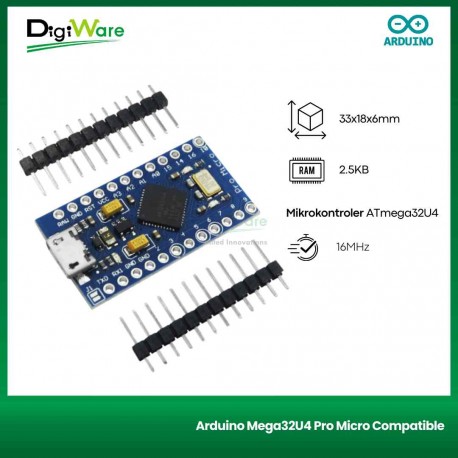 Arduino Mega32U4 Pro Micro Compatible