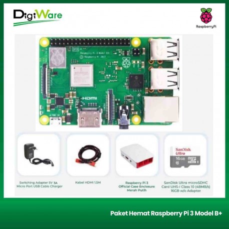 Paket Hemat Raspberry Pi 3 Model B+