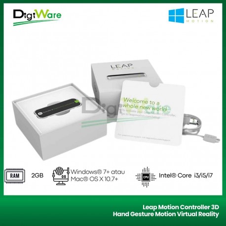 Leap Motion Controller 3D Hand Gesture Motion Virtual Reality