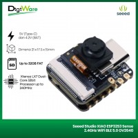 Seeed Studio XIAO ESP32S3 Sense 2.4GHz WiFi BLE 5.0 OV3660 Camera Sensor Digital Microphone 8MB PSRAM 8MB FLASH Battery Charge