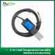 4-in-1 Soil Temperature Humidity Moisture Conductivity EC PH Sensor with RS485 Output
