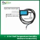 4-in-1 Soil Temperature Humidity Moisture Conductivity EC PH Sensor with RS485 Output