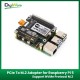 PCIe To M.2 Adapter for Raspberry Pi 5 HAT+ Standard Support NVMe Protocol M.2 Solid State Drive High Speed Reading/Writing