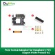 PCIe To M.2 Adapter for Raspberry Pi 5 HAT+ Standard Support NVMe Protocol M.2 Solid State Drive High Speed Reading/Writing