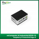 reComputer AI Industrial R2135-12 Raspberry Pi Industrial Edge AI Raspberry Pi CM5 Hailo-8 AI 26TOPS 8GB RAM 32GB eMMC