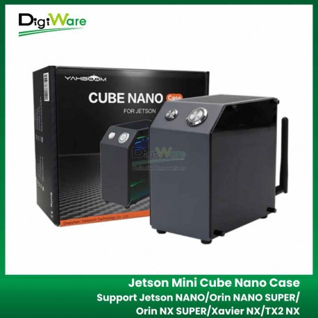 Jetson Mini Cube Nano Case support Jetson NANO/Orin NANO SUPER/Orin NX SUPER/Xavier NX/TX2 NX