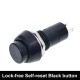 Push Button Switch Momentary No Lock 2 Pin 12mm 3A 150V Black