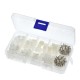 Box Kit 250pcs 2.54mm XH2.54 2p 3p 4 pin Connector Plug Straight Needle Terminal Socket Header Wire Adaptor