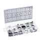 Rubber O Ring O-Ring Washer Seals Watertightness 225 pcs Assortment Different Size with Plastic Box Kit Set