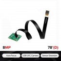 Arducam 8MP IMX219 Autofocus USB2.0 Camera Module with 300mm Extension Cable, Optional Channel Dual Microphone
